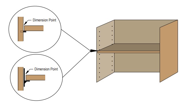 Figure 36 - Adjustable Shelves