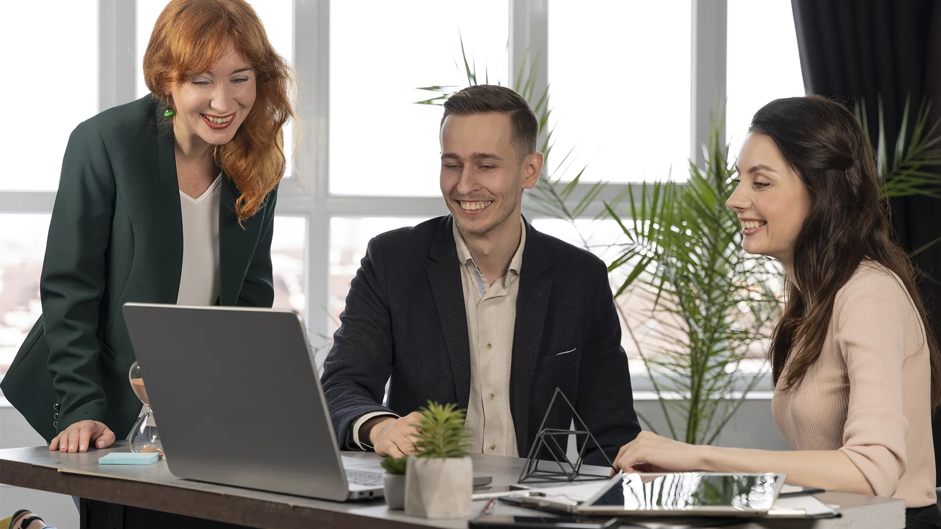 Colleagues at work